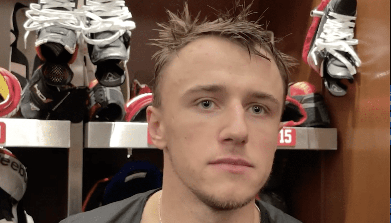 Vrana scores twice, leads Red Wings to 6-3 win over Flyers