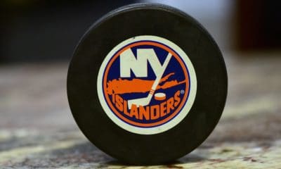 New York Islanders puck