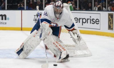 New York Islanders goaltender Semyon Varlamov