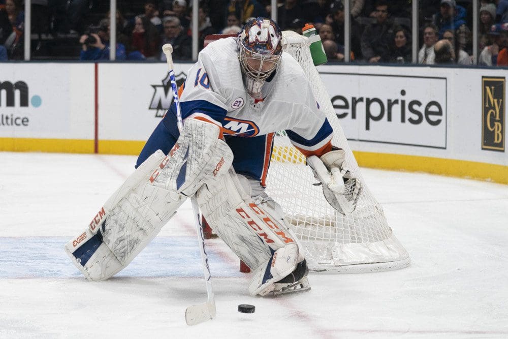 New York Islanders goaltender Semyon Varlamov