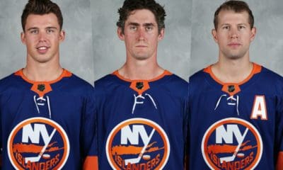 New York Islanders Second line, Anthony Beauvillier, Brock Nelson, Josh Bailey