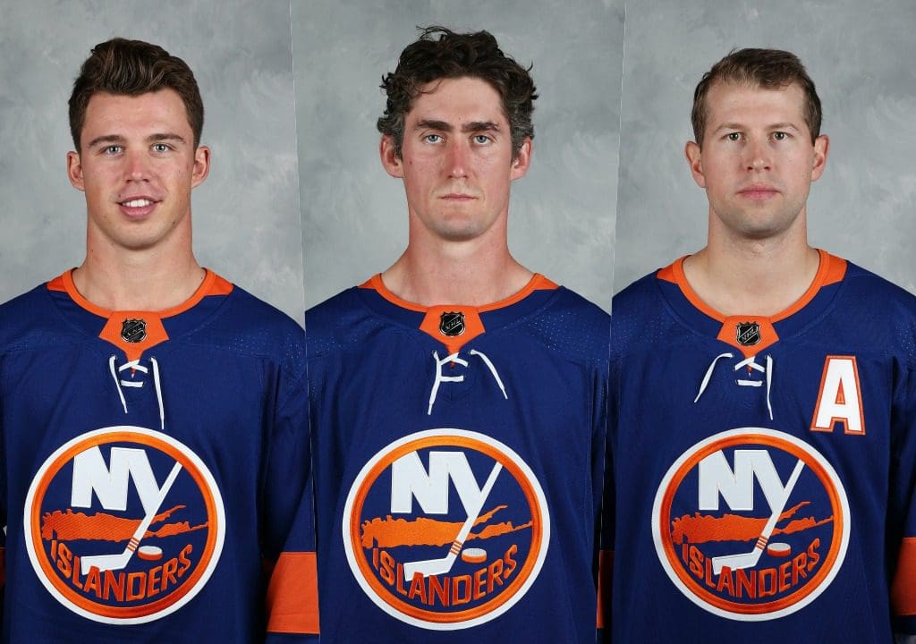 New York Islanders Second line, Anthony Beauvillier, Brock Nelson, Josh Bailey