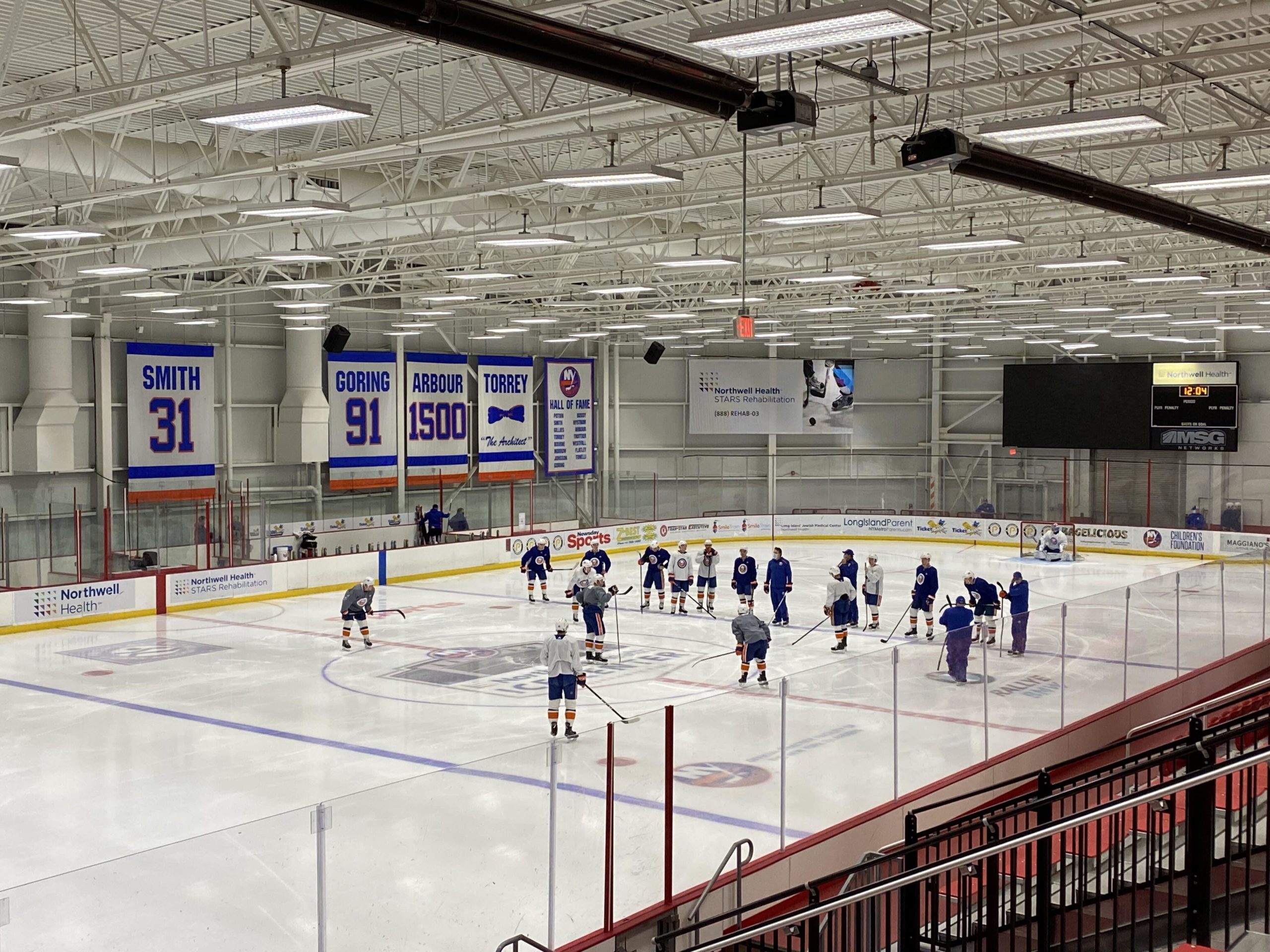 New York Islanders on opening day of training camp