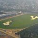 Aerial view of Belmont Park, home of the Belmont Stakes