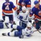 New York Islanders give up a goal to Point