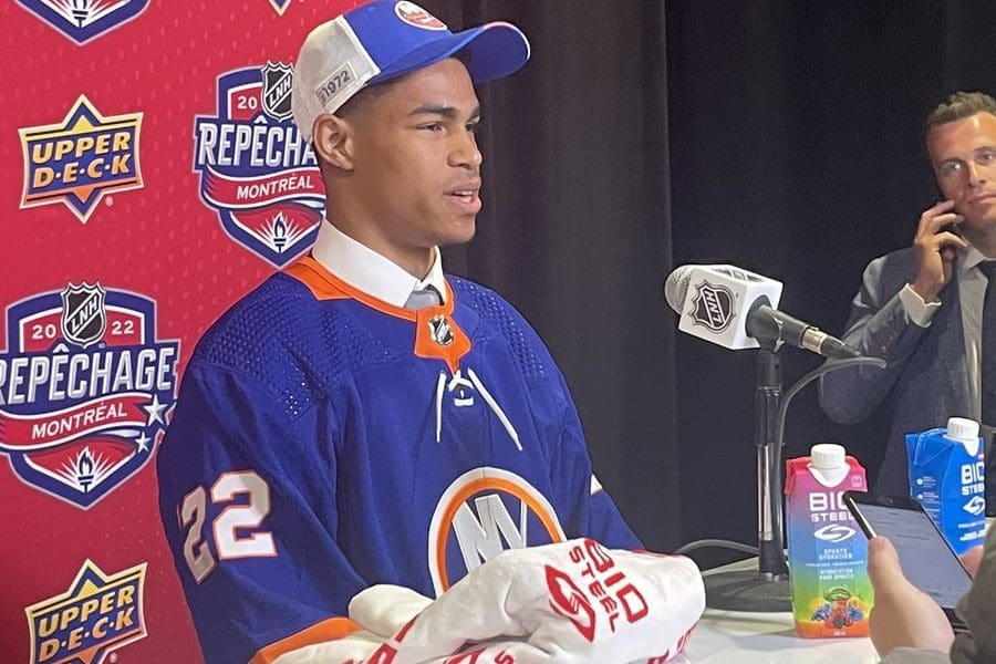 Isaiah George, New York Islanders, 2022 NHL Draft