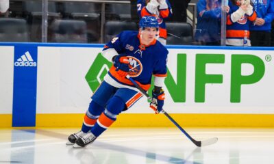 New York Islanders forward Bo Horvat (Photo courtesy of New York Islanders Twitter)