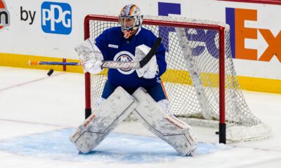 New York Islanders netminder Ilya Sorokin (Photo courtesy of New York Islanders Twitter)