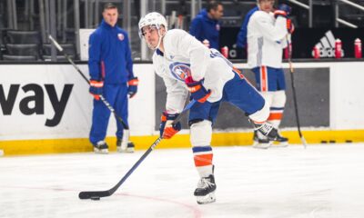 New York Islanders Jean-Gabriel Pageau (Photo courtesy of New York Islanders Twitter)