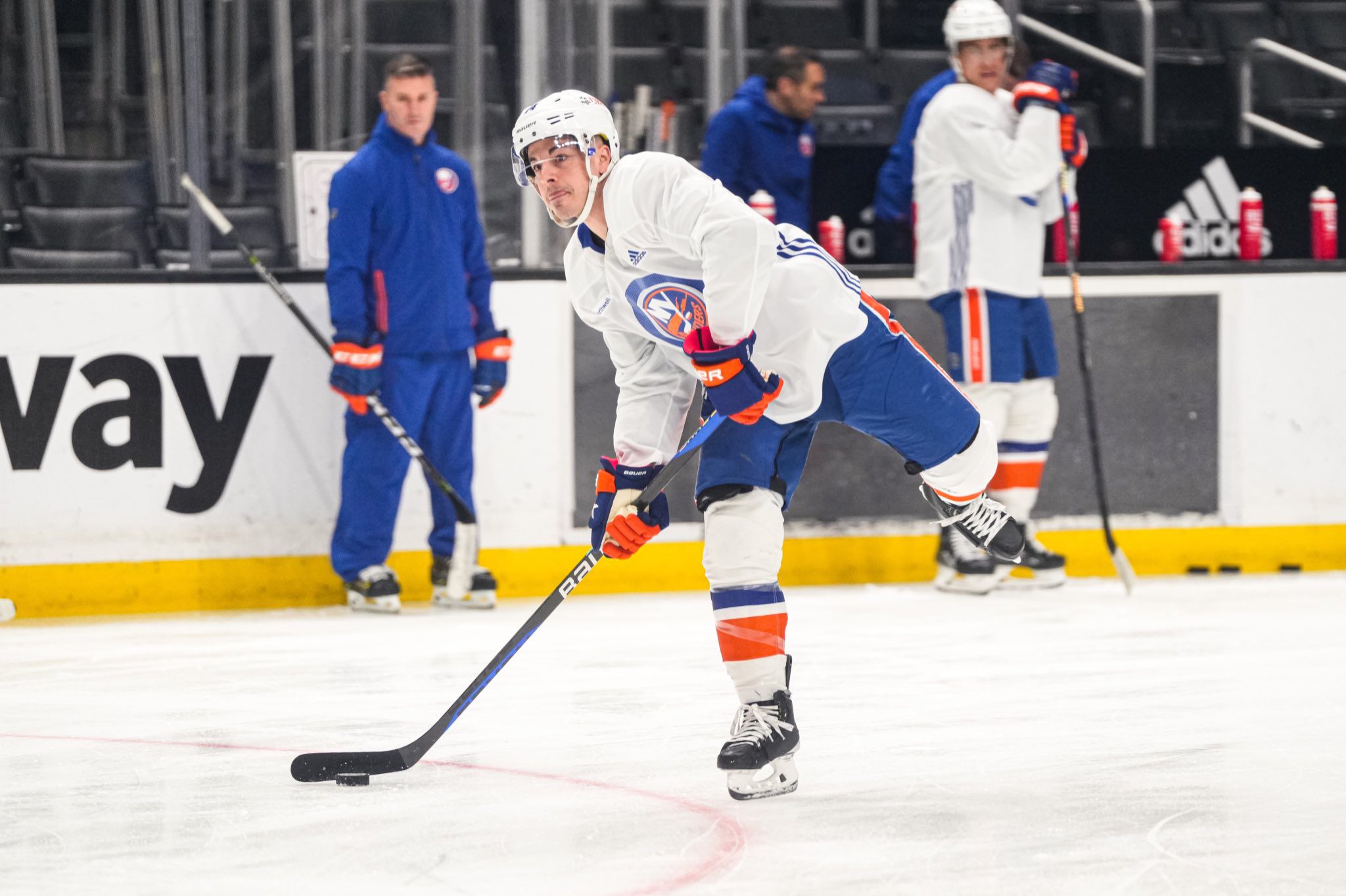 New York Islanders Jean-Gabriel Pageau (Photo courtesy of New York Islanders Twitter)