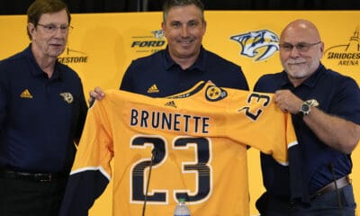 Andrew Brunette was formally introduced as the new head coach of the Nashville Predators on Wednesday.